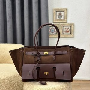 Sophisticated Large suede Tote