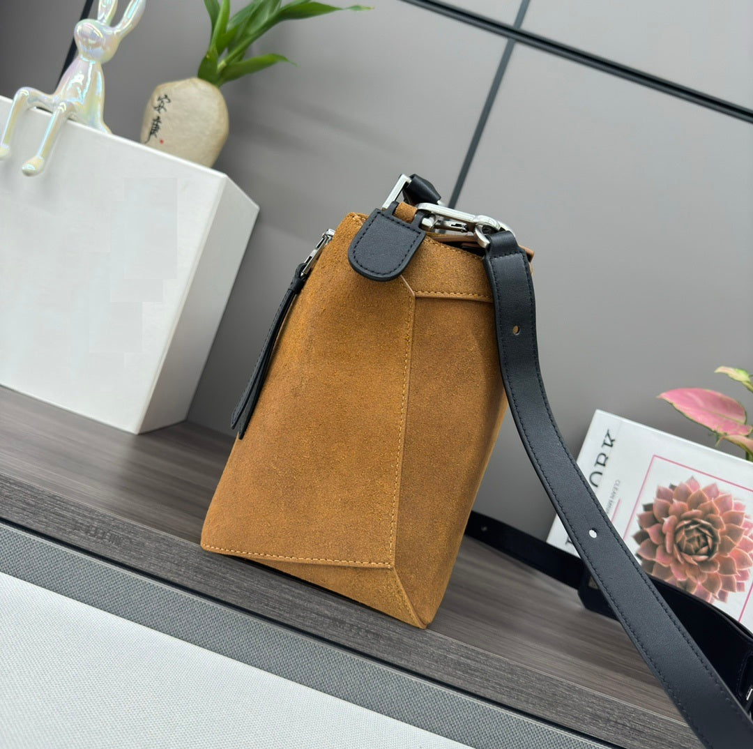 Suede Shoulder Bag - Image 3