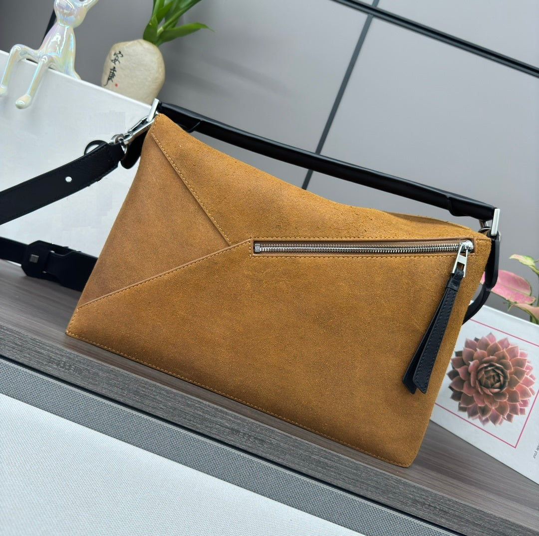Suede Shoulder Bag - Image 2