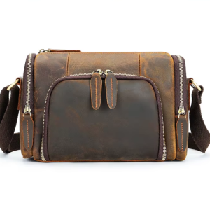 Men's Retro Leather Shoulder Bag