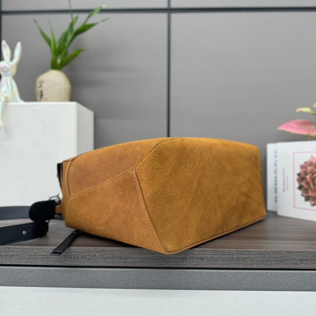 Suede Shoulder Bag - Image 7